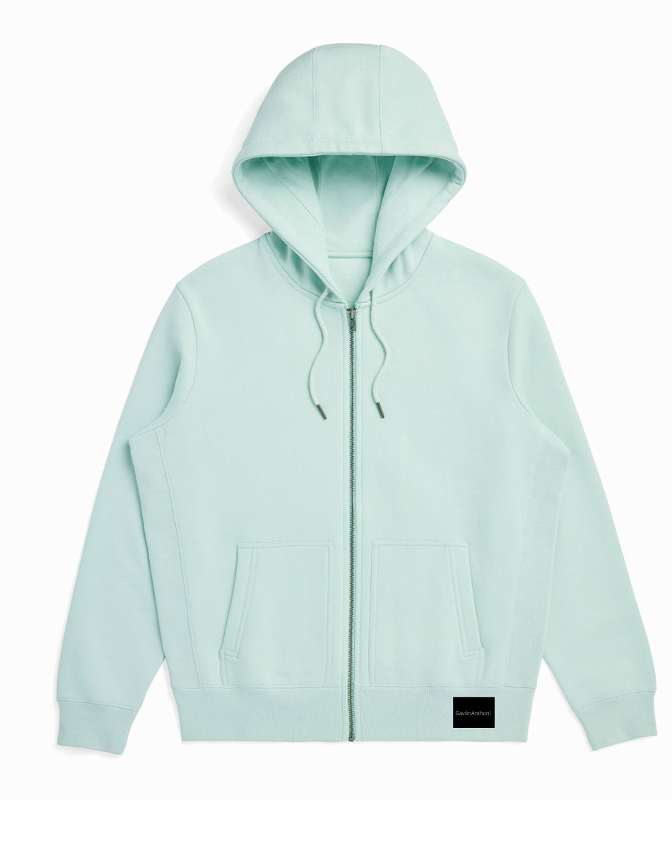 Gavón Anthoní Casual Luxury Zip up Hoodie W/ (patch)